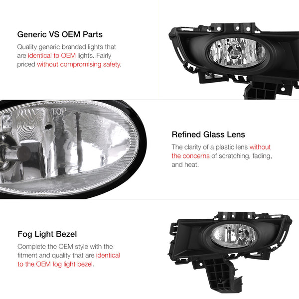 2007-2009 Mazda 3 Chrome Fog Light