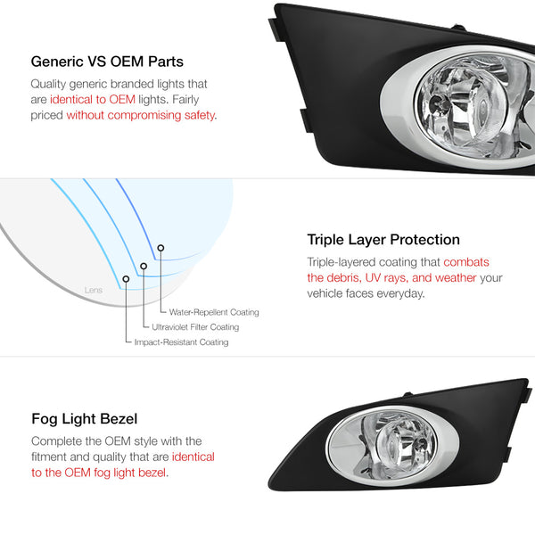 2012-2016 Chevrolet Sonic Chrome Fog Light
