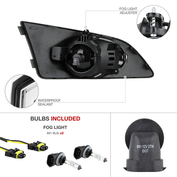 2012-2016 Chevrolet Sonic Chrome Fog Light