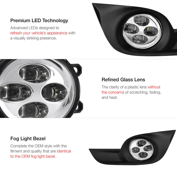 2013-2015 Nissan Altima Chrome Fog Light