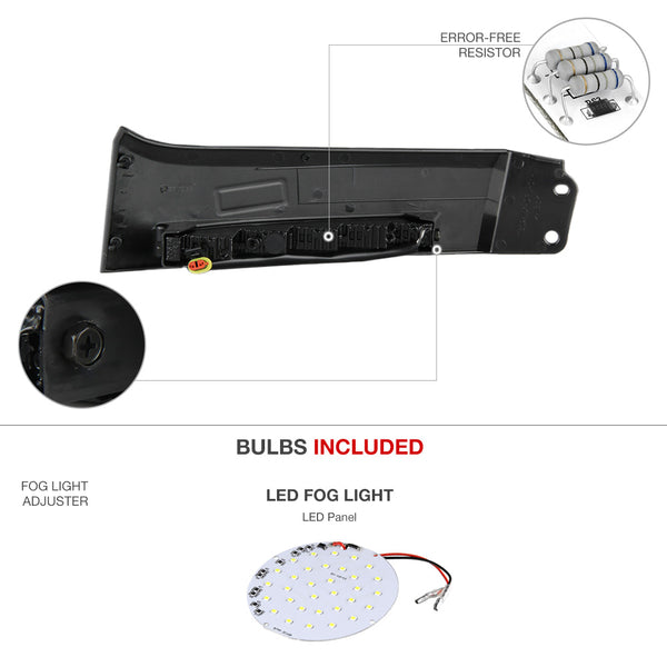 2007-2013 Toyota Tundra Black Fog Light