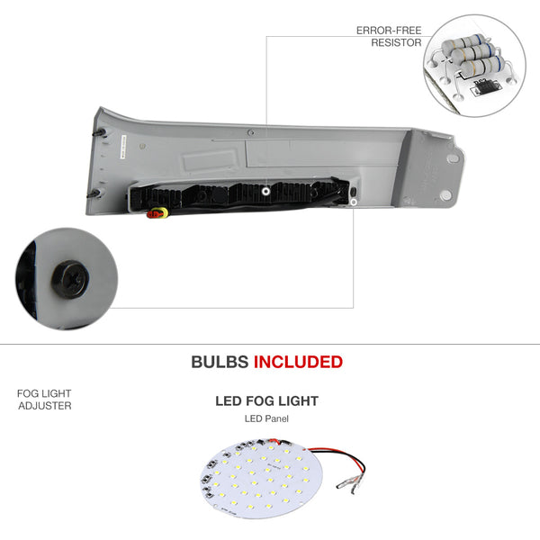 2007-2013 Toyota Tundra Dark Red Fog Light