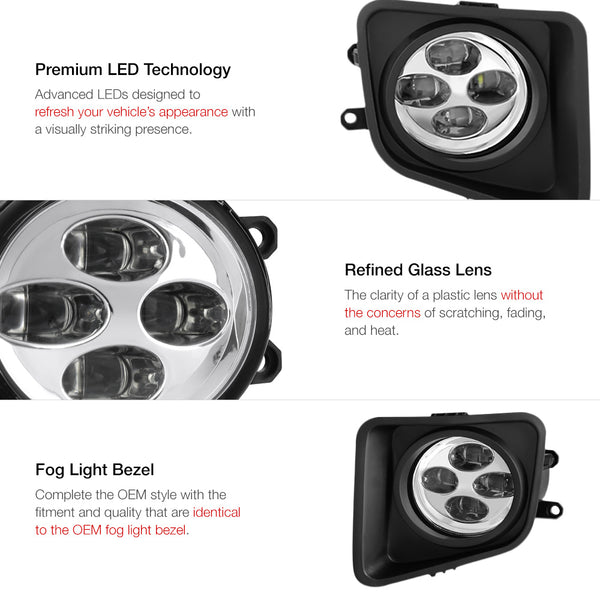 2014-2017 Toyota Tundra Chrome Fog Light