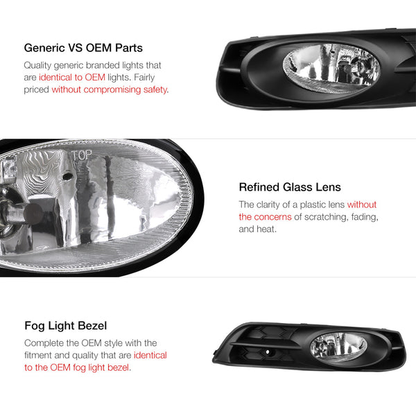 2012-2013 Honda Civic Chrome Fog Light