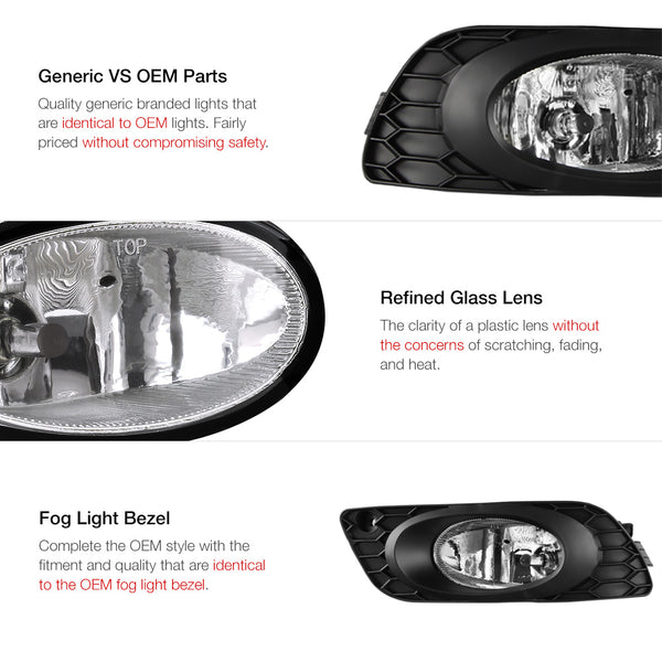 2012 Honda Civic Chrome Fog Light