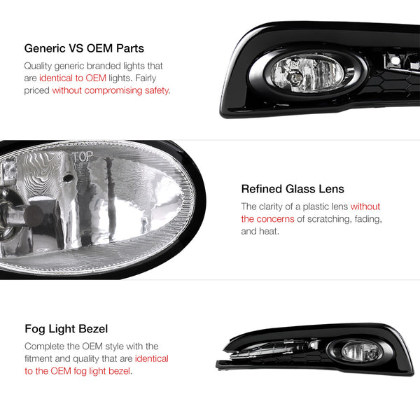 2013-2015 Honda Civic Chrome Fog Light