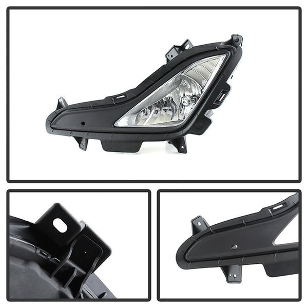 2014-2016 Hyundai Elantra Chrome Fog Light