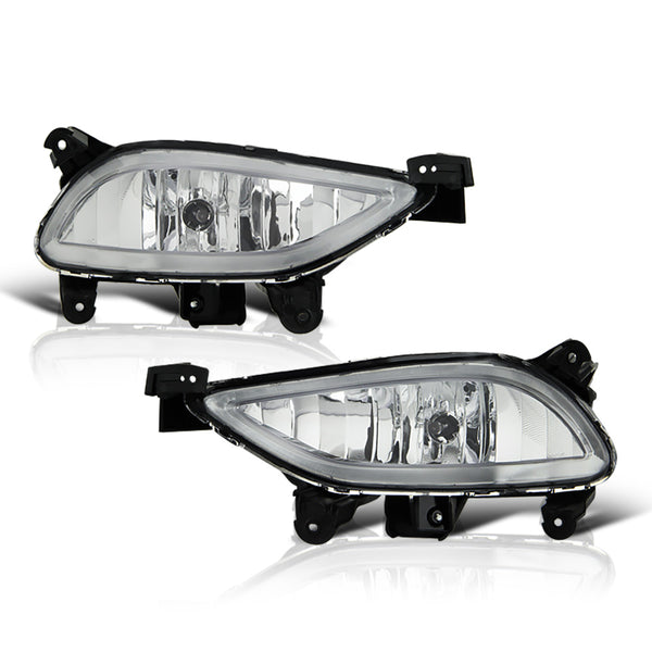 2011-2013 Hyundai Sonata Chrome Fog Light