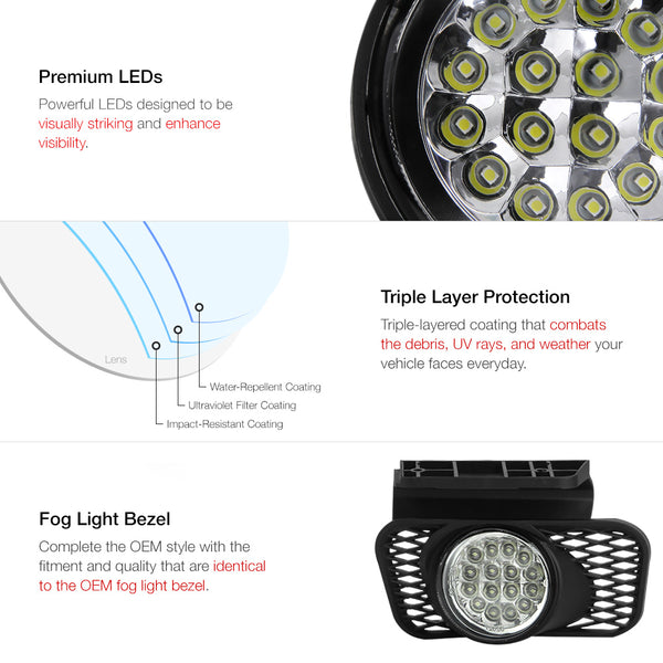 2003-2006 Chevrolet Silverado 1500 | 2500 | 3500 Chrome Fog Light