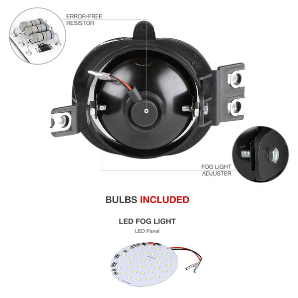 2002-2008 Dodge RAM 1500 Chrome Fog Light