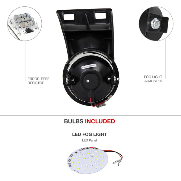 1994-2001 Dodge RAM 1500 Chrome Fog Light