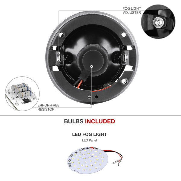 2005-2010 Jeep Grand Cherokee Chrome Fog Light