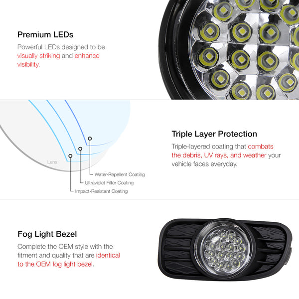 1999-2003 Jeep Grand Cherokee Chrome Fog Light