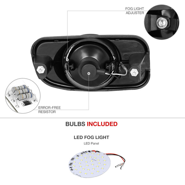 1999-2003 Jeep Grand Cherokee Chrome Fog Light