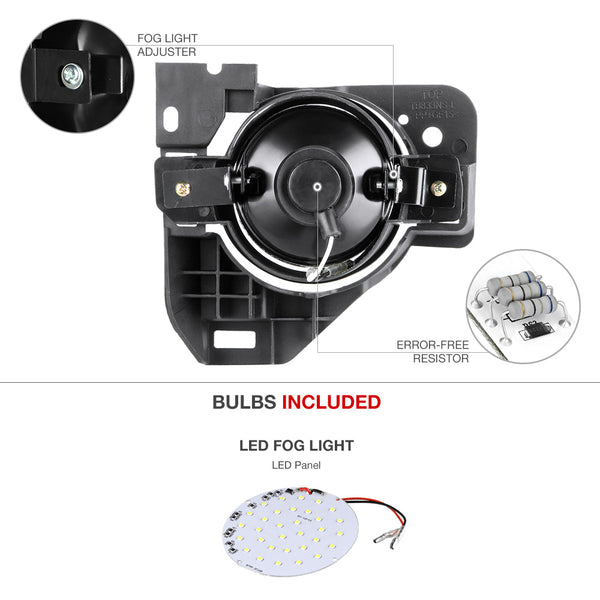 2009-2014 Nissan Maxima Chrome Fog Light