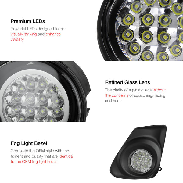 2011-2013 Toyota Corolla Chrome Fog Light