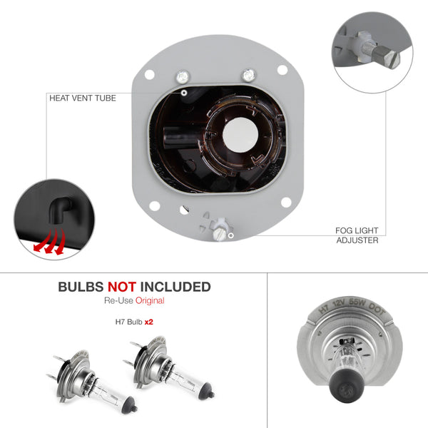 2008-2011 Mercedes-Benz W204 C-Class Chrome Fog Light
