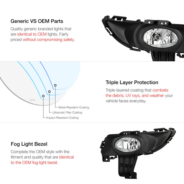 2004-2006 Mazda 3 Fog Light