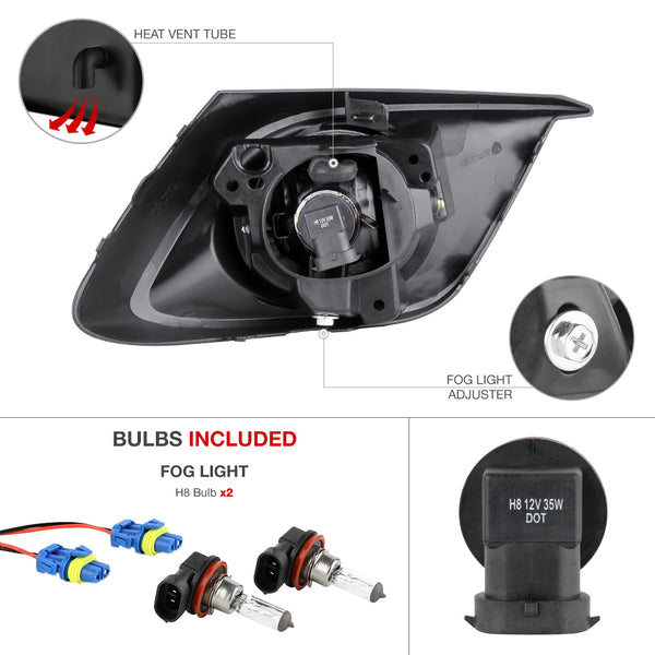 2014-2016 Mazda 3 Chrome Fog Light