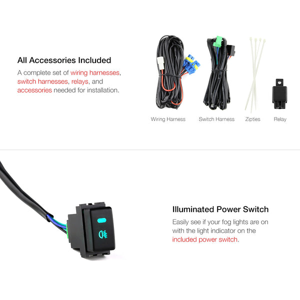 2008-2013 Nissan Altima Chrome Fog Light