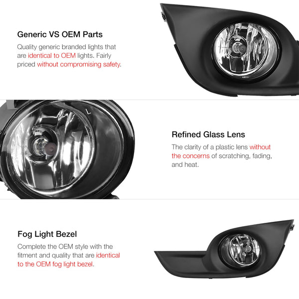 2013-2015 Nissan Altima Chrome Fog Light