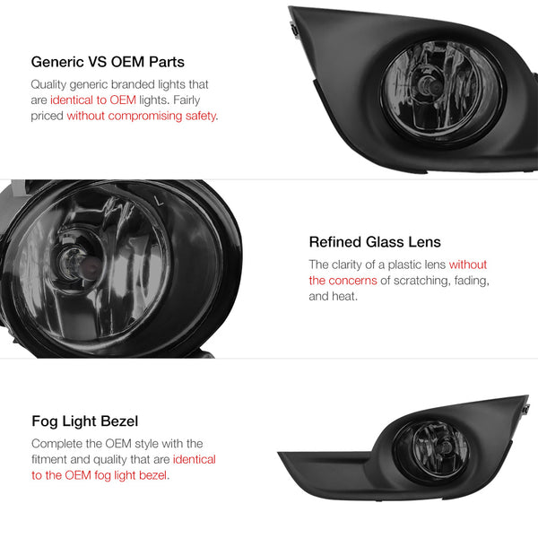 2013-2015 Nissan Altima Smoked Fog Light