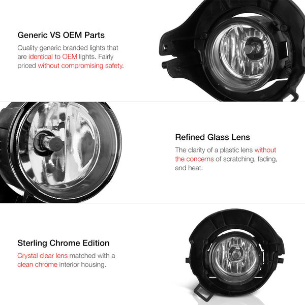 2005-2012 Nissan Pathfinder Chrome Fog Light