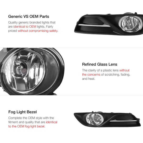 2013-2015 Nissan Sentra B17 Chrome Fog Light