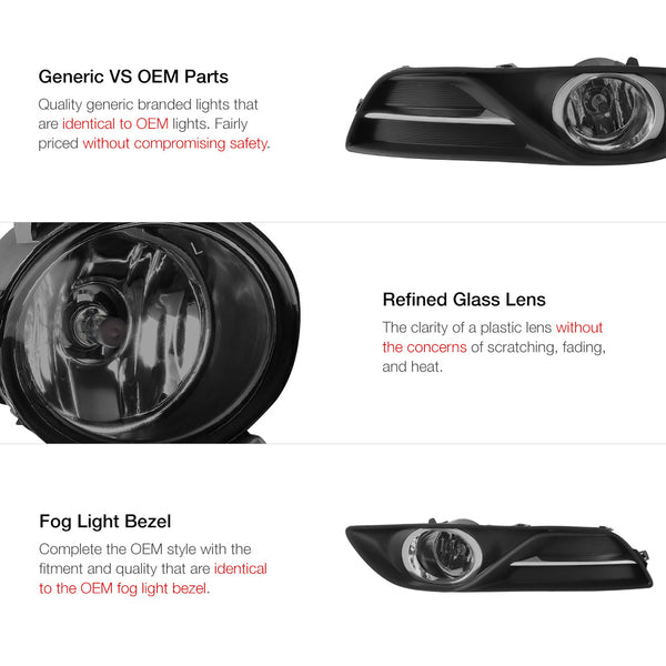 2013-2015 Nissan Sentra B17 Smoked Fog Light