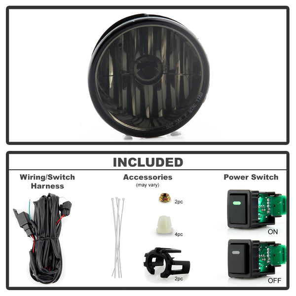 2004-2015 Nissan Titan Smoked Fog Light
