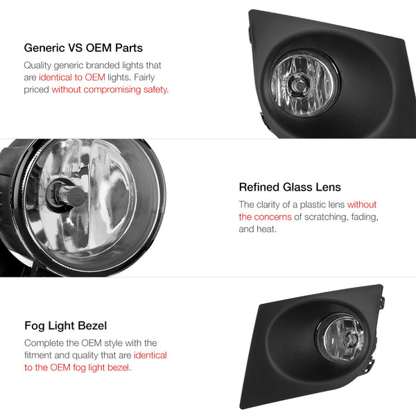 2007-2011 Nissan Versa Chrome Fog Light