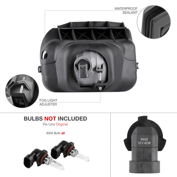 2003-2006 Chevrolet Silverado 1500 | 2500 | 3500 Smoked Fog Light