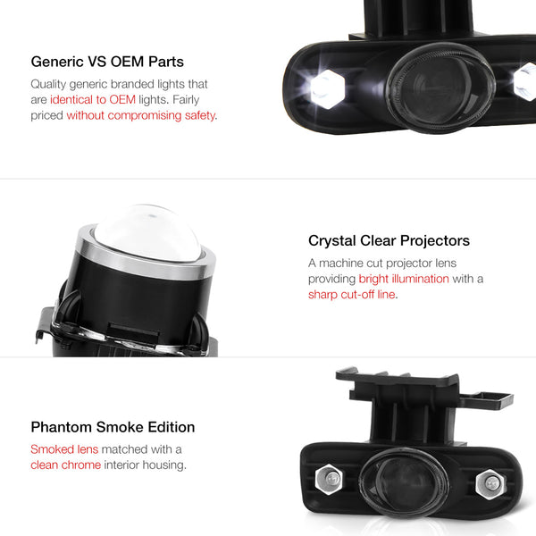 1999-2002 Chevrolet Silverado 1500 | 2500 | 3500 Smoked Fog Light