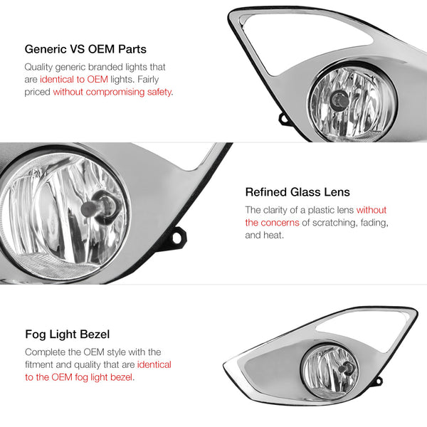 2013-2014 Toyota Avalon Chrome Fog Light