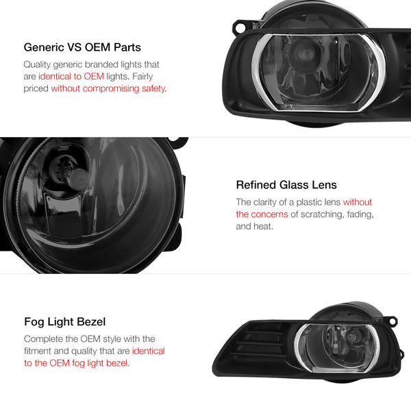 2007-2009 Toyota Camry Smoked Fog Light