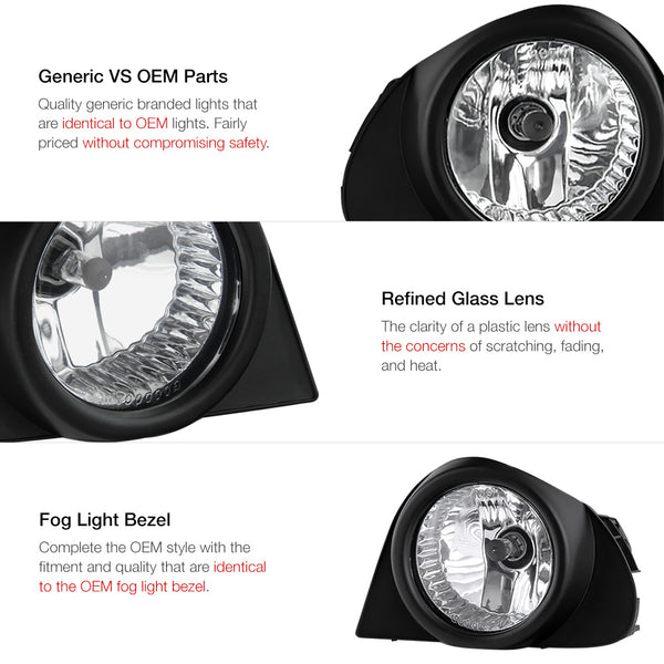 2004-2009 Toyota Prius Chrome Fog Light