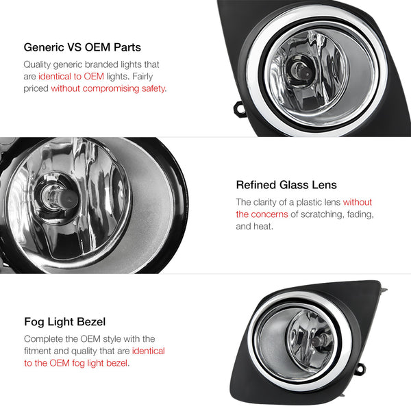 2009-2012 Toyota RAV4 Chrome Fog Light
