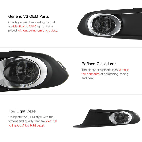 2011-2014 Volkswagen Jetta Smoked Fog Light