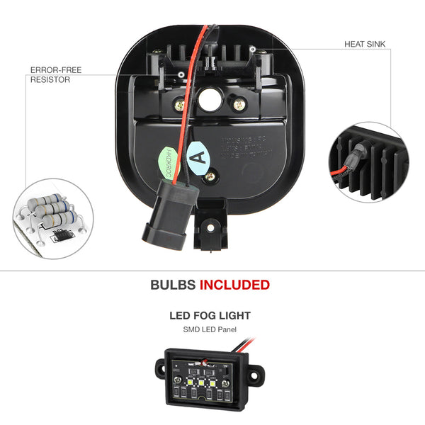 2011-2016 Ford F-Series Superduty Chrome Fog Light