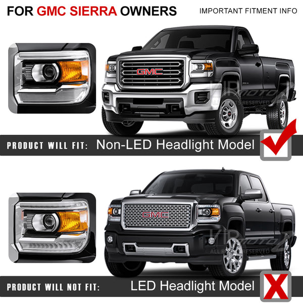 [Fiber Optic OLED Tube] Infinity Black Projector Headlights