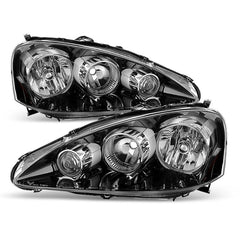 2005-2006 Acura RSX Black Headlight