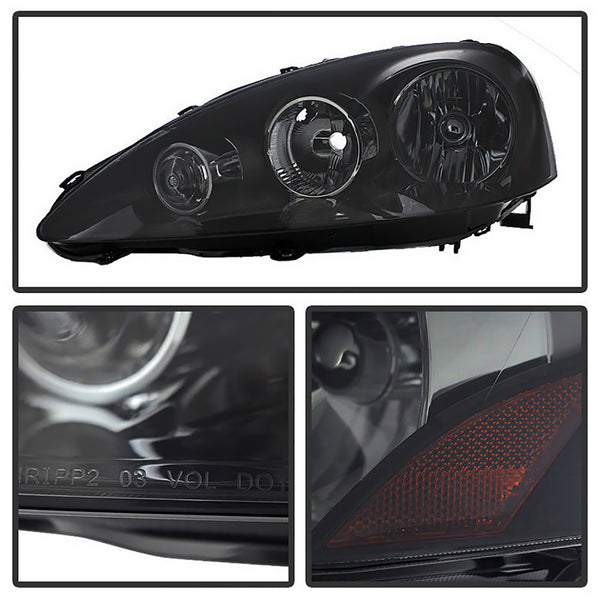 2005-2006 Acura RSX Sinister Black Headlight