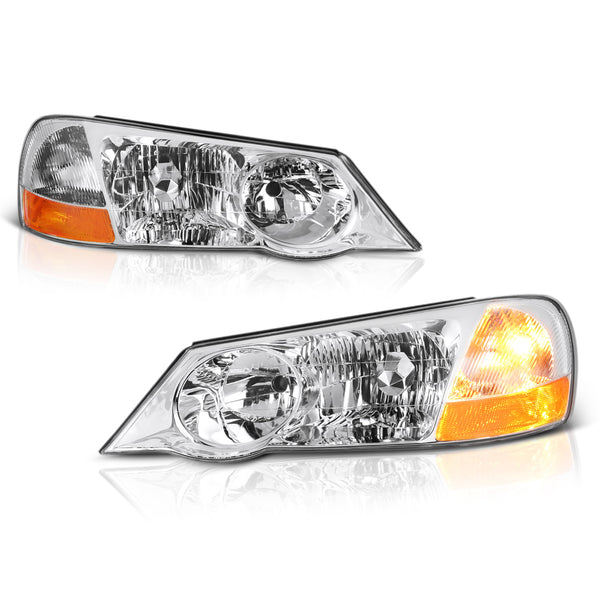 2002-2003 Acura TL Chrome Headlight
