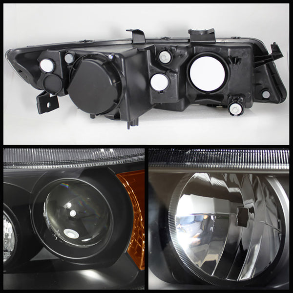 2004-2005 Acura TSX Black Headlight