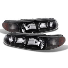1997-2005 Buick Century Black Headlight