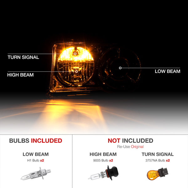 2005-2010 Chrysler 300C Smoked Headlight