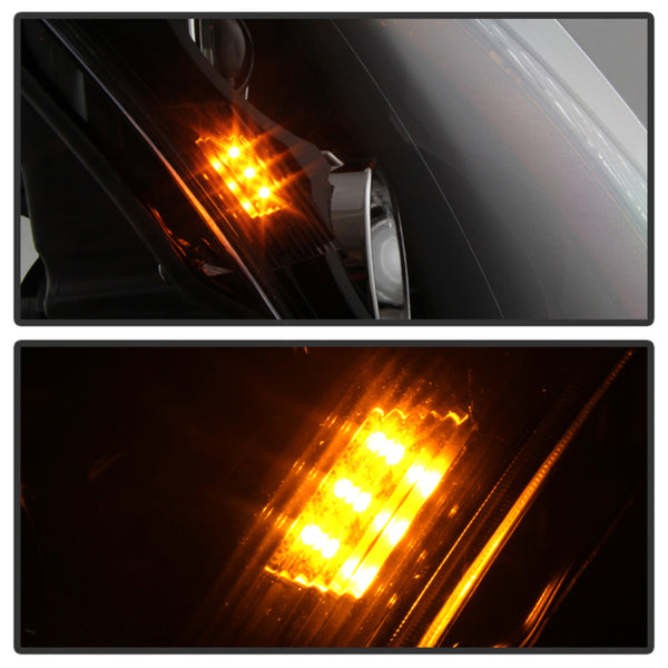 2008-2013 Cadillac CTS Black Headlight