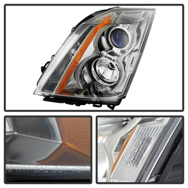 2008-2013 Cadillac CTS Chrome Headlight