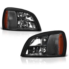 2000-2005 Cadillac Deville Black Headlight