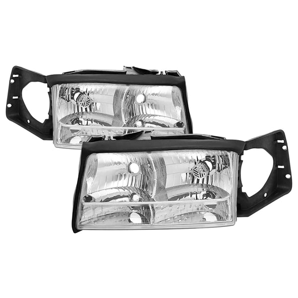 1997-1999 Cadillac Deville Chrome Headlight